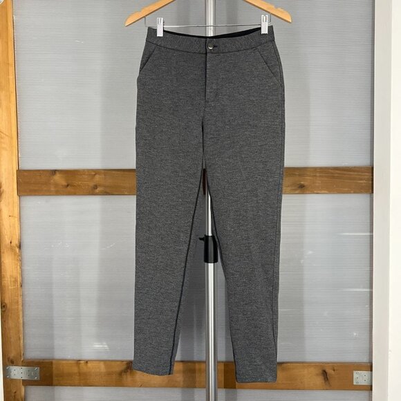 Lululemon City Trek Trouser in‎ Heathered Black Trouser Sweat Pant Sz 4 - Picture 2 of 15